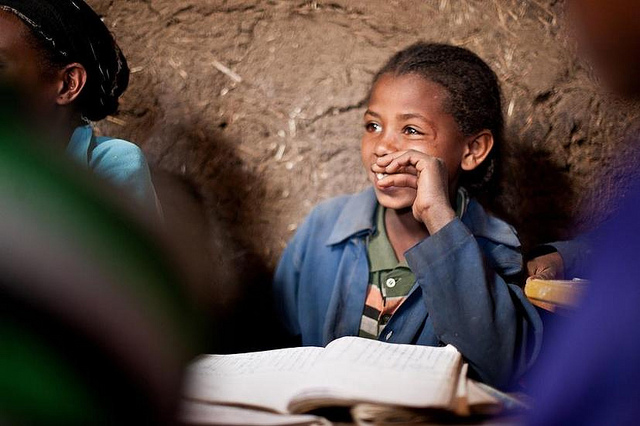 A school girl in Ethiopia. Credit: Save the Children/Katherine Brown