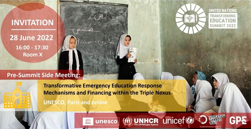 Transformative emergency education response mechanisms and financing within the HDP Triple Nexus Transformative emergency education response mechanisms and financing within the HDP Triple Nexus