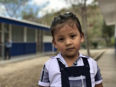 Schoolgirl at the Ruben Dario preschool in Matagalpa, Nicaragua. Credit: GPE/Carolina Valenzuela