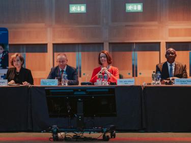 Réunion du Conseil d'administration du Partenariat mondial pour l'éducation à Dublin les 6-7 décembre 2018. Crédit: GPE/Liang Cai Réunion du Conseil d'administration du Partenariat mondial pour l'éducation à Dublin les 6-7 décembre 2018. Crédit: GPE/Liang Cai